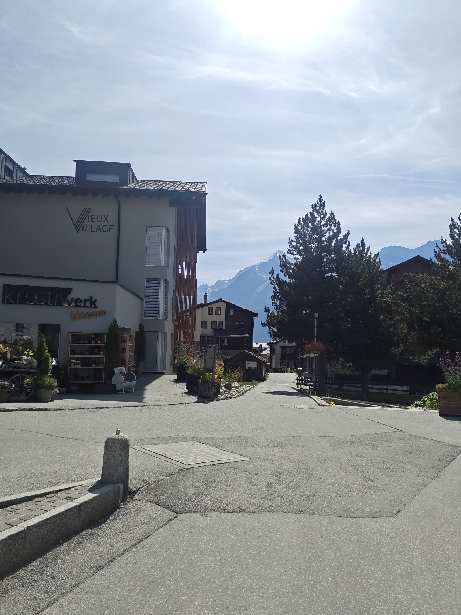 Alpine ridge line